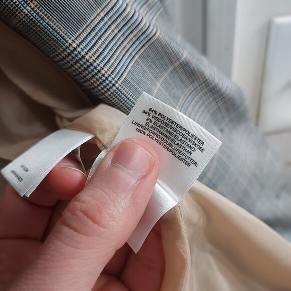Anne Klein Grey Check Blazer - Picture 8 of 8